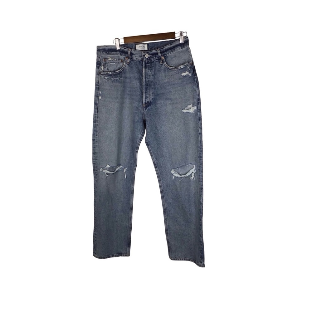 NWT AGOLDE 90's Mid Rise Loose Fit Jean in Isolate Size 30.